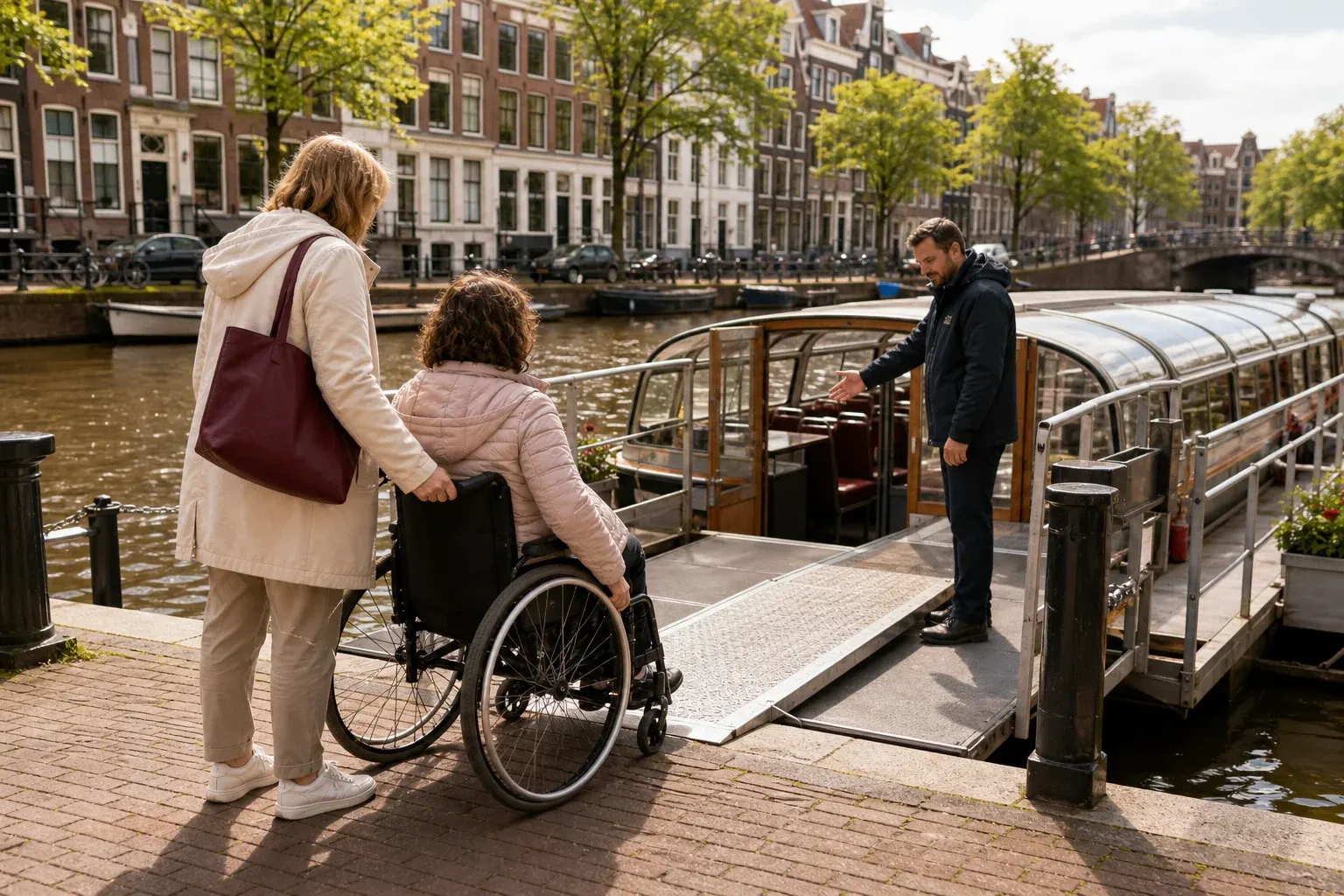 Amsterdam canal tour wheelchair access