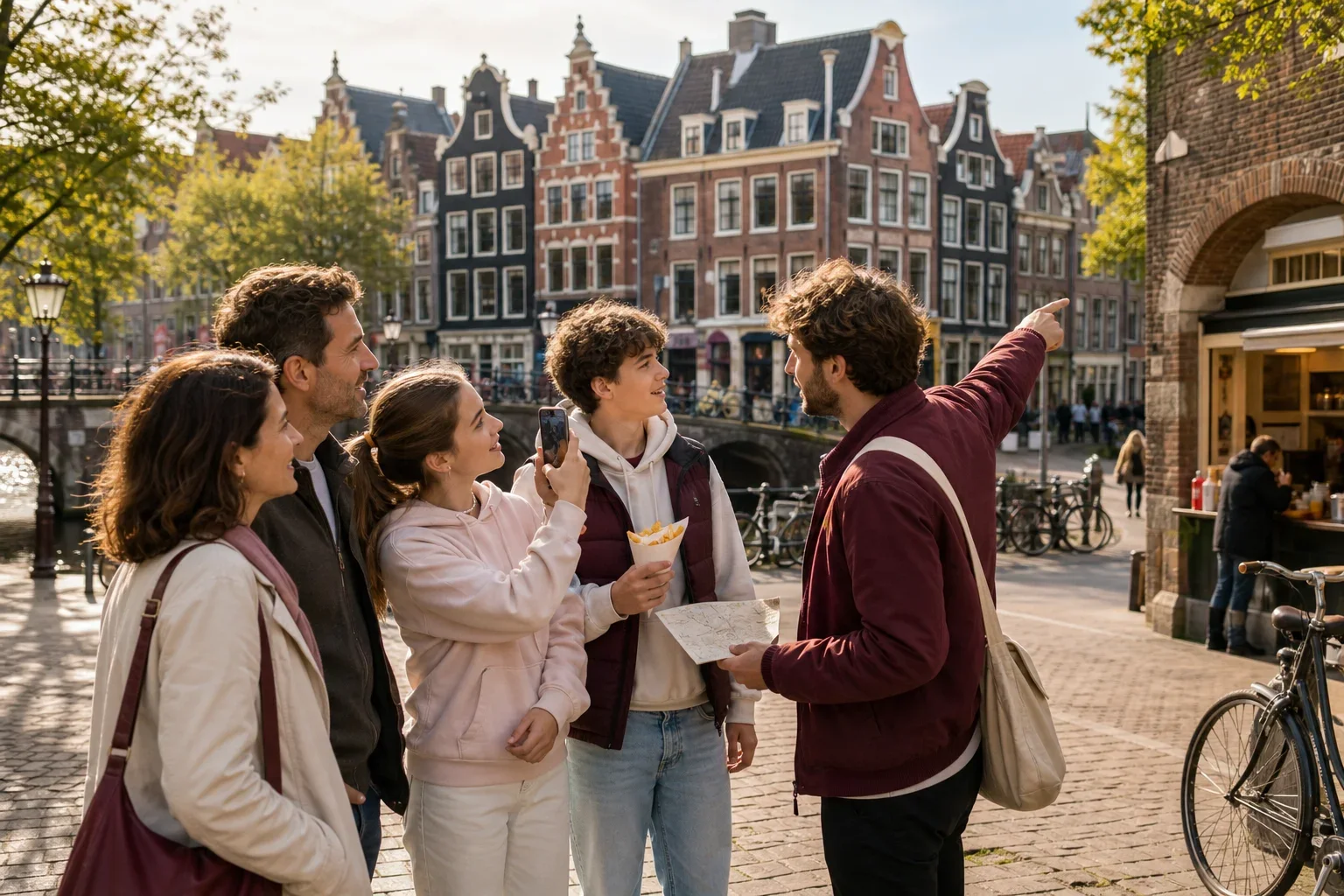 Amsterdam city tour with teenagers
